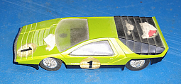 Slotcars66 Alfa Romeo Carabo Bertone 1/40th scale Jouef slot car green #1 
